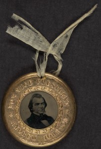 For president Abraham Lincoln -- For vice president Andrew Johnson (1864; LOC: http://www.loc.gov/item/2008680235/)