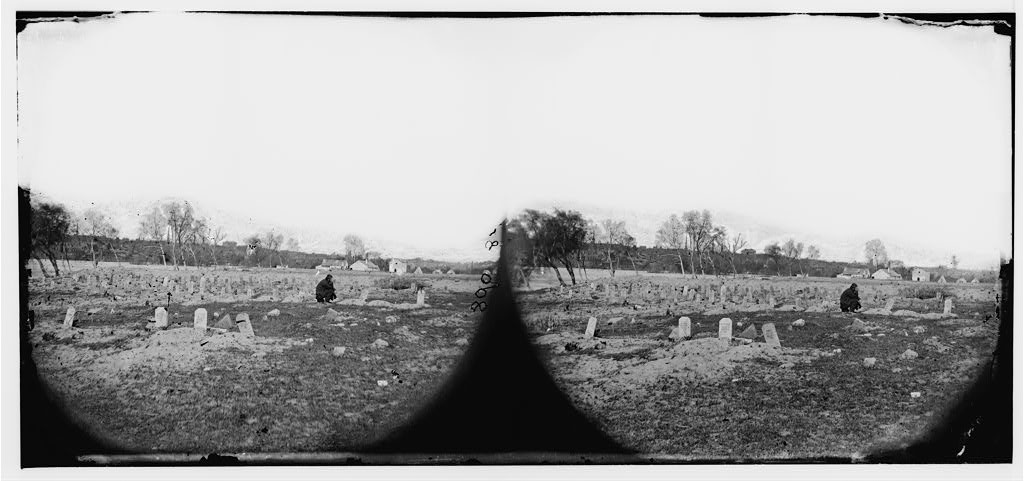 Richmond, Virginia (vicinity). Soldiers graves (1865 Apr.; LOC: http://www.loc.gov/item/cwp2003005686/PP/)