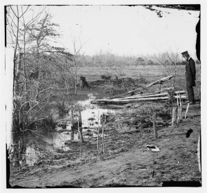 Bull Run, Virginia. Soldier's graves (by George N. Barnard, 1862 Mar.; LOC: www.loc.gov/item/cwp2003005152/PP/)