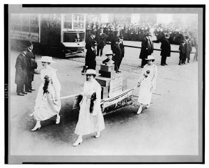 Suffrage parade, NYC, Oct. 23, 1915  (LOC: http://www.loc.gov/item/2003675329/)