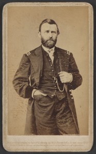 [Gen. Ulysses S. Grant in military uniform] / M.B. Brady & Co. National Photographic Portrait Galleries, No. 352 Pennsylvania Av., Washington, D.C. & New York. (1865; LOC: http://www.loc.gov/item/2013648326/)