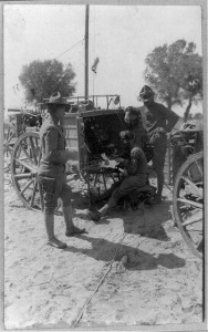 Receiving wireless messages from the border near Casas Grandes, Mexico - Mexican-U.S. Campaign after Villa, 1916 (c1916; LOC: https://www.loc.gov/item/2002718111/)
