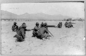 8th Machine Gun Cavalry in action on Mexican border--Mexican-U.S. campaign after Villa, 1916 (c1916 April 20.; LOC: https://www.loc.gov/item/96509207/)