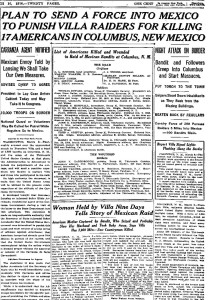 NY Times March, 10 1916