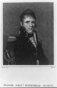 Major Genl. Winfield Scott / Wood pinxt. ; Edwin sc. ([Philadelphia] : Publish'd by M. Thomas, 1814 Oct. 25.; LOC: https://www.loc.gov/item/2012645312/)