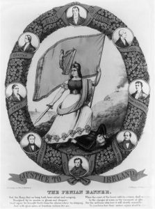 The Fenian banner (1866; LOC: https://www.loc.gov/item/2003656467/)