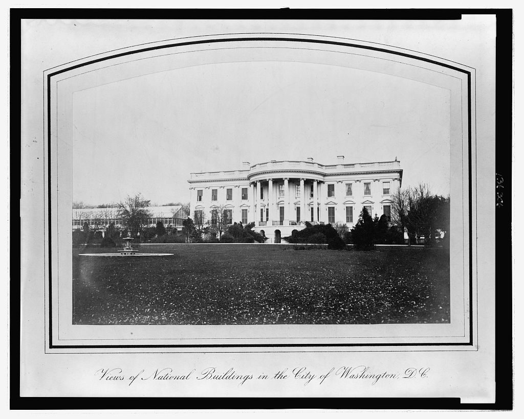 President's house (ca. 1866; LOC: https://www.loc.gov/item/2006679469/)