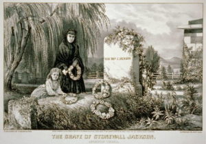 The grave of Stonewall Jackson: Lexington Virginia (New York : Published by Currier & Ives, c1870.; LOC: https://www.loc.gov/item/2001702138/)