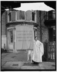 Women's Suffrage (Harris & Ewing, photographer; LOC: https://www.loc.gov/item/hec2009000684/)