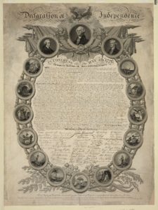 Declaration of Independence (John Binns, United States : s.n., c1818, published 1819; LOC: https://www.loc.gov/resource/pga.01013/)