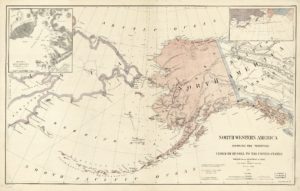 Northwestern America showing the territory ceded by Russia to the United States. (1867; LOC: https://www.loc.gov/item/98687109/)