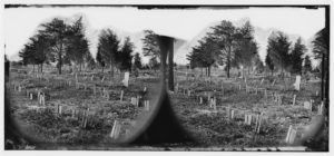 [Richmond, Va. Graves of Confederate soldiers in Oakwood Cemetery, with board markers (1865; LOC: https://www.loc.gov/item/cwp2003000702/PP/)