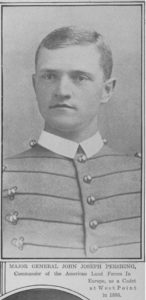 General Pershing as Cadet (NY Times June 17, 1917; https://www.loc.gov/resource/sn78004456/1917-06-17/ed-1/?q=june%2017%201917&st=gallery image 6)