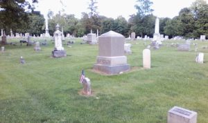 Weatherlow gravesite, Restvale Cemetery, Seneca Falls, New York July 2, 2017
