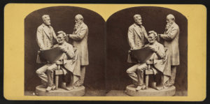The Council of War statuette by John Rogers ( Stacy, George, publisher Rogers, John, 1829-1904, sculptor ca. 1870; LOC: https://www.loc.gov/item/2017645198/)