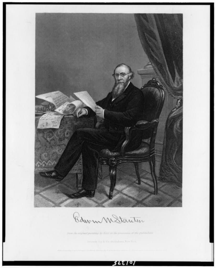 Edwin M. Stanton (New York : Johnson, Fry & Co., publishers, c1865.; LOC: https://www.loc.gov/item/90710898/)