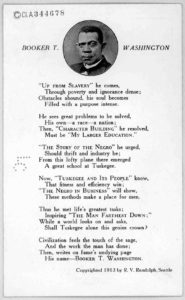 Booker T. Washington. by R. V. Randolph. Seattle, 1913. (LOC: https://www.loc.gov/item/rbpe.1890020a/?q=booker+t+washington)