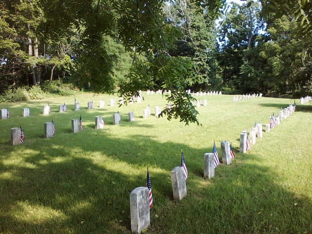 Willard cemetery, Civil war veterans section August 20, 20170820171004-00