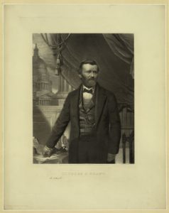 Ulysses S. Grant / engraved by William Sartain, Phila. (Phila. : Pubished by Wm. Sartain, 728 Sansom St., c1866.; LOC: https://www.loc.gov/item/2012648872/)