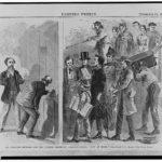 Mr. Charles Dickens and his former American acquaintances - "not at home" / drawn by C.G. Bush. ( Illus. in: Harper's weekly, v. 11, no. 573 (1867 December 21), p. 812. ; LOC: https://www.loc.gov/item/2002713196/)