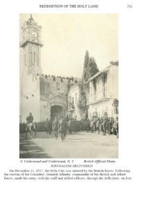 Allenby's entry (History of the World War; http://www.gutenberg.org/cache/epub/18993/pg18993-images.html)