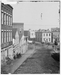 Atlanta, Georgia. View on Whitehall Street (1864; LOC: https://www.loc.gov/item/cwp2003005001/PP/)