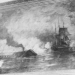 NH 42216 CSS Virginia engages USS Congress, 8 March 1862 (https://www.history.navy.mil/our-collections/photography/numerical-list-of-images/nhhc-series/nh-series/NH-42000/NH-42216.html)