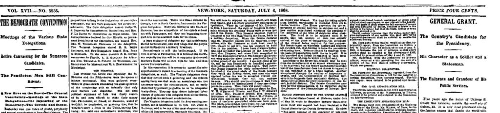 NY Times July 4 1868