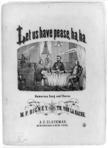 Let us have pease, ha, ha (1868; LOC: https://www.loc.gov/item/2008661707/)