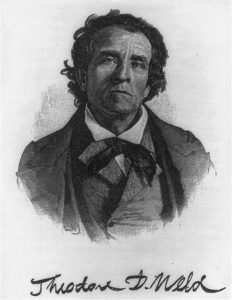 Theodore Dwight Weld, 1803-1895, bust portrait, facing slightly left (llus. in: William Lloyd Garrison, , 1805-1879 : the story of his life, v. 2, p. 116, 1885.; LOC: https://www.loc.gov/item/2006687237/)