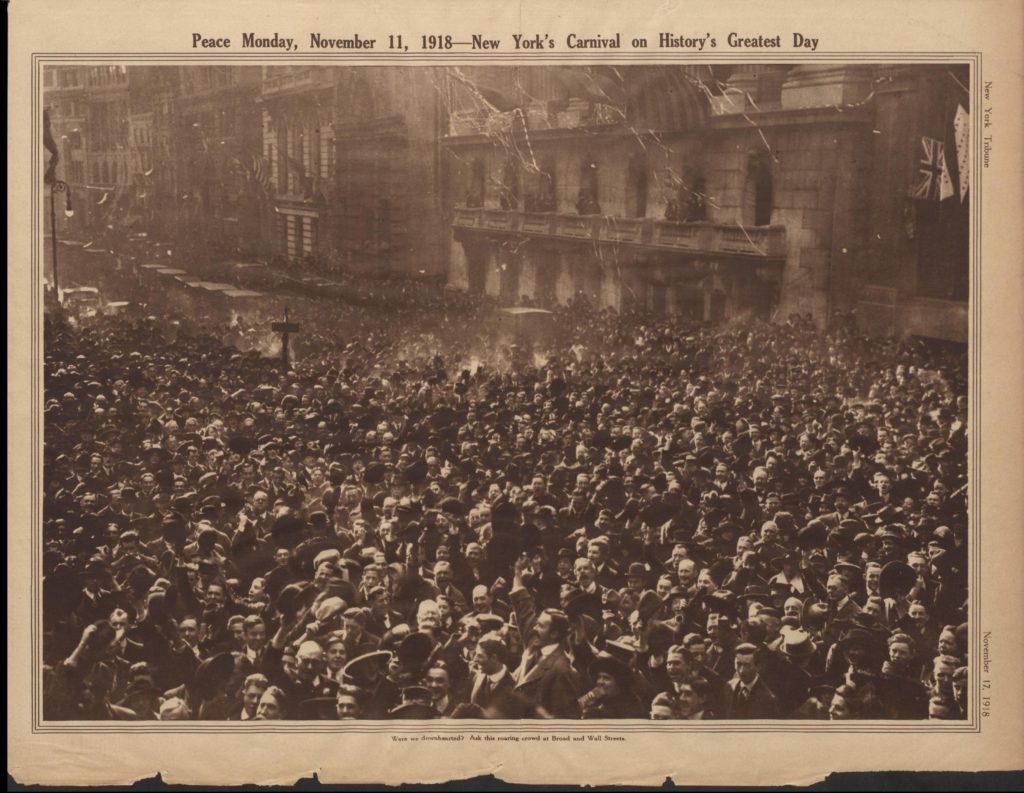 NY Tribune November 17, 1918 NY carnival (LOC: https://www.loc.gov/item/sn83030214/1918-11-17/ed-1/)