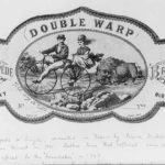 Double-warp Velocipede Brand (c.1869; LOC: https://www.loc.gov/item/2001701486/)