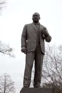 Statue of Dr. Martin Luther King, Jr., in the Kelly Ingram Park, Birmingham, Alabama (Carol M. Highsmith; LOC: https://www.loc.gov/item/2010636983/)