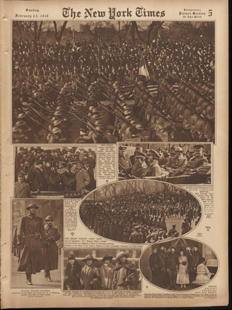 NYTimes February 23, 1919 page1 (LOC: https://www.loc.gov/item/sn78004456/1919-02-23/ed-1/)