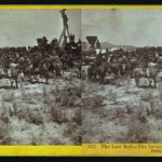 The last rail - the invocation. Fixing the wire, May 10th, 1869 (Sacramento, Calif. : Golden State Photographic Gallery, [between 1865 and 1869]; LOC: https://www.loc.gov/item/2005683025/)